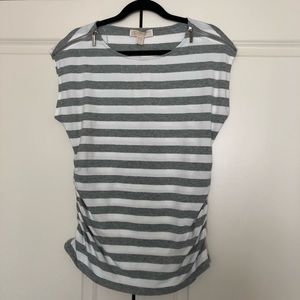 Michael Kors Heather and Pearl Striped Shirt NWT